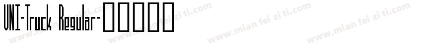 VNI-Truck Regular字体转换